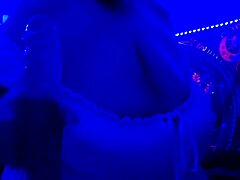 blue light special with big black cock and beautiful tits