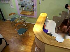 Candy Red teen slammed hard in homemade clip