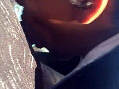 Latina eagerly swallows cum in casual story