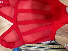 I Couldn't Resist the Latina Brunette in Red Lingerie, I Fucked My Sister-in-Law Passionately