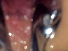 Beautiful Shemale Uses Speculum Toy On My Ass For Intense Anal Play