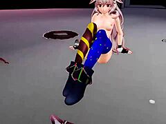 Chieri Kakyoin and Mememe Mokota Perform Strip Dance with Clothes Ripped