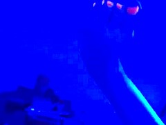 Exploring Blacklight Fetish With Feet