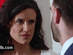 uncensored 50 shades parody with penny barbe sucking and fucking