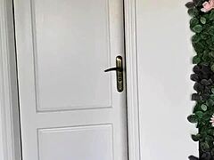 Oh man, that surprise visit turned into shocking sex bond with my step mom-in-law... missionary and riding her mature tits homemade.