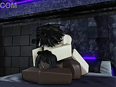 Cute Robloxian Slut Performs Deepthroat, Anal, Blowjob, And Riding On Big Ass In Condo Creampie