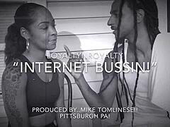 Latina Ebony In Glasses Sucks To Squirting Orgasm