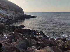 Mi Esci Le Minne Bocchino Sulla Scogliera Al Mare