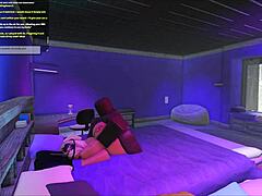 In Roblox studio, fucking blonde bimbo doggystyle. Rough with monster cock!