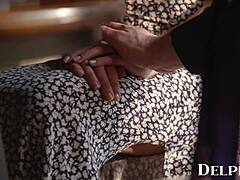 aching with lust as sexy church babe aiden ashley roleplays rough hardcore fuck with priest