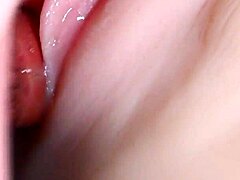 shes got lube in her shaved vagina