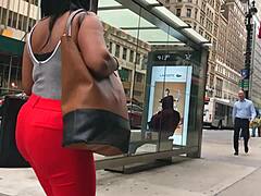 Beautiful PIECE OF CHOCOLATE Ebony Ass Hidden Candid Cute Black