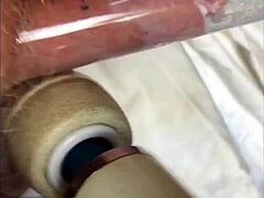 i came after using the vibrator on my soft cock