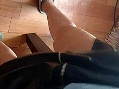 my lesbian coworker and i riskily masturbate together at the office