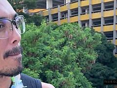 hey i'm doing this interview for the sofa test at the carnival block party with lingerie and first time muff diving