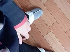 my lesbian coworker and i riskily masturbate together at the office