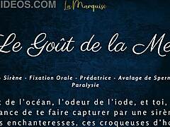 Tasting the sea's essence in a mermaid's passionate blowjob