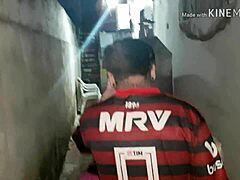 Sweaty guy from soccer couldn’t resist my wet pussy!