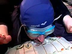 roberta teases with her stinky feet 😏