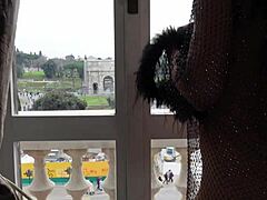 Double anal fisting lady ana in the colosseum