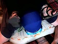 roberta teases with her stinky feet 😏