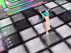 全裸兔女郎初音未来大屁股大奶女神