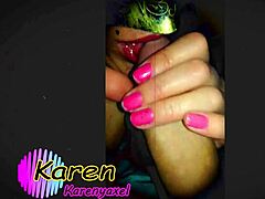 凯伦用舌头魔法般地吸吮那根鸡巴