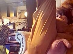 Fine ass tranny rides that big dildo deep 😍🍑