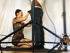 Season 4 BTS Ella in action