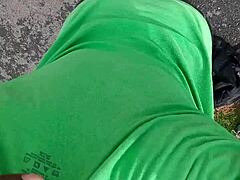 Practicing Indoor Exercise Routine Outdoors Privately