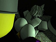 Having wild sex with a sexy cat girl.