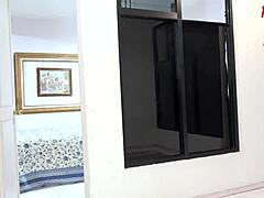 Neighbor Spies and Enters to Fuck Latina in Lingerie. Anal and Assfucking Ensue.