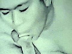 horny housewife reaches orgasm with two amateurs