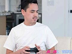 stepmom takes two cocks in her wet pussy