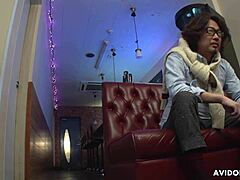 Japanese girl Mai Takizawa masturbates wildly in restroom, spreading pussy for orgasm uncensored.