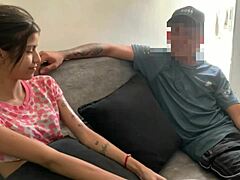 Stepsister Pays Silence With Blowjob And Hard Fuck. Full Story Of College Goddess In Lingerie Massage.