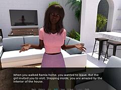 In paradise, black beauties lick shaved pussies and big tits