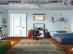 summertimesaga - mature jerks off my big cock in episode 51