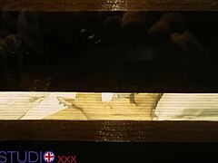 Spy on your teen neighbor's big ass as she fingers herself to orgasm.