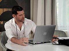 Oiled Blonde Veronica Leal Gets Hardcore Sex From Masseur