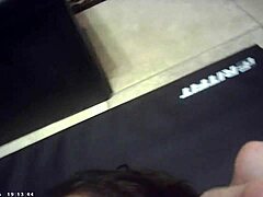 Behind scenes pussy pounding by Italian machine