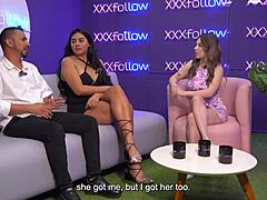 Melanylatina hot wife gets fucked bent over by tommy miller