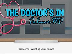 the doctor examines the patient in the hospital