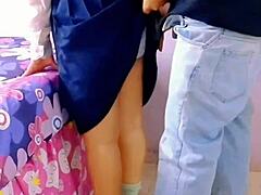 my 18 19 yo stepsister craves creampie after school vacation, sucking and riding for amateur anal fetish 😜