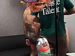 Veronica's first tattoo dick is animal!