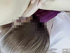 oh, thai slut takes shaved ass creampie from monster cock!