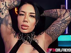 Alluring Inked Goth Lacey Jayne Unforgettable Pussy Pounding