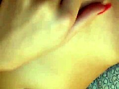 I met this tinder slut with big tits and we masturbated together