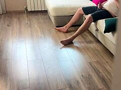 stepmom caught me masturbating and helped cum with tight pussy talk?