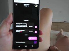 Latina milf catches jerking